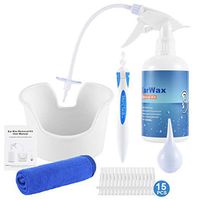 Ear Wax Removal Tool, Earwax Removal Kit for Adults & Children, 15 Spray Tips, Curette Set