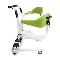 Rollator Walker Walking Frame with Elderly Man Sitting，Toilet Seat with Wheel Toilet Bowls Mobile Wheelchair Toilet Stool Chair Home Toilet Shower Chair