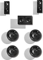 Polk 7.0 Surround System: Pair of 265rt, One 255crt In-wall Front, 2pairs 0f 90rt (Bundle of 7 Speakers) In-ceiling Rear