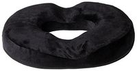 Chesna Donut Tailbone Seat Cushion for Hemorrhoid Treatment Prostate Post-Surgery Relief Pregnancy Pillow Orthopedic Lift Cushion Made of Premium Comfort Foam for Home Work or Car, Black