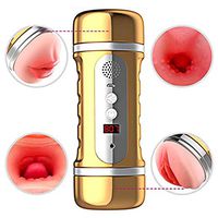 WJKBDB Man Pocket Pussie 3D Reality USB Rechargeable Sùcking Endless Happy Headset Mode Give You a Real Feeling