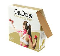 CanDo Kinesiology Tape, 2" x 103 ft, Beige, 1 Roll