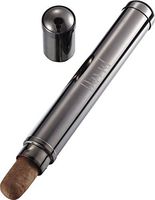 Personalized Visol Darryl Gunmetal Cigar Tube with Free Engraving - Roman Block