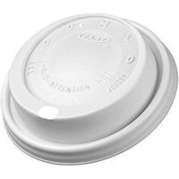 DCC8EL - Cappuccino Dome Sipper Lids, Fits 8-10oz Cups, White