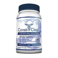 ConstiClear - #1 100% Natural Constipation Relief Supplement - Treats The Underlying Causes of Constipation & Supports Healthy Gut Flora for Long-Term Prevention - 100% Money Back - 1 Bottle Supply
