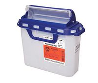 BD Medical Systems 305058 Recycleen Pharmacy Sharps Collector, 5.4 Quart Capacity, 10.75" x 12" x 4.5" Size (Pack of 20)
