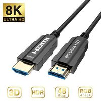 ConnBull 8K 4K HDMI Cable, Premium HDMI 2.1 Cable Supports HDR 10 3D 4K@120Hz, 8K@60Hz for Xbox PS4 Pro HDTV Monitor Projector (30ft)