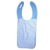 Adult Waterproof Bib,Use A Terry Cloth At The Neck For Comfortable Men And Women,17.7 43.3Inch
