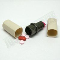 Lipstick Pill Box - White Color