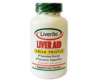 Liverite Liver Aid with Milk Thistle 60 Capsules, Liver Support, Liver Cleanse, Liver Care, Liver Function, Energy