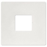 Intrasonic Technology IST Retro Intercom Room & Patio Station Large Plastic Cover Plate, White (RETRO-8AT)