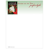 Letterhead - Christmas - Come and Worship (Pack of 100)