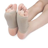 Dopobo Pair 2pcs Foot Arch Support Sleeves w/Silicone Wedge for Weak and Fallen Arches - Orthotics