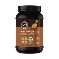Stellar Labs Pure Cold-Pressed Chocolate Whey Protein Powder, Gluten-Free, High Protein, All Natural with Stevia, Low FODMAP, 28 Servings, 32oz