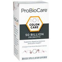 ProBioCare Colon Care Probiotic 50 Billion Supports Digestive Balance Colon Health (30 Veggie Capsules)