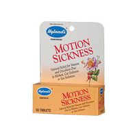 2 Packs of Hyland's Motion Sickness - 50 Tablets