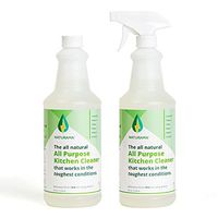 Naturama, All Natural All Purpose Kitchen Cleaner, Eco-Friendly EPA Listed. Made in the U.S. Removes bacteria and up to 99% of germs. Powerful, Odor-free, Non Toxic. (32Ozx2)