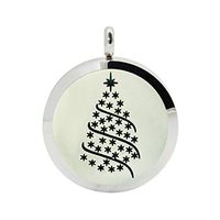 Deals Aromatherapy Necklace ZYooh Vintage Locket Essential Oil Diffuser Necklace Fragrance Jewelry Gift by ZYooh (Silver)