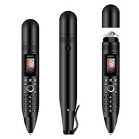 ZYSUS SERVO K08 Mobile Phone + Pen + Fan, 0.96 inch Color Screen, Dual SIM Dual Standby, Support Bluetooth, GSM, Magic Sound, Remote Capture (Black) (Color : Black)