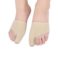 Bunion Corrector, Sacow Bunion Relief Protector Sleeves Kit,Adapt to Toe Stability Fractur,Toe Separators Spacers Straighteners,Beige (A)