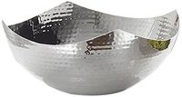 American Metalcraft SBH7 Squound Hammered Bowl, Stainless Steel, 11" Diameter, 3" Height, 126 oz. Capacity