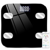Bluetooth Body Fat Scale Smart Scale Digital Bathroom Wireless Weight Scale, G-shaped sensor, Body Composition Analyzer With Smartphone Lcd Display, 180kg, 26 29cm