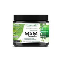Emerald Labs MSM Powder 4,000 mg - Joint Support for Aches and Pains, Anti-Inflammatory, Stress Relief Support, Digestive System Support, Allergy Relief - 32 oz