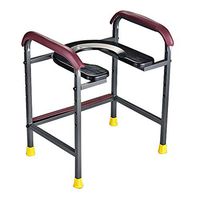 XUEZHEN Medical Supplies Height-Adjustable Toilet Safety Frame, Safety Aids for Seniors' Bathroom, Non-Slip Design at Bottom, for Seniors, Disabled, Pregnant Women