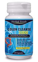 COLON CLEANSE Capsules 3000 Weight Loss Diet Energy Detox Slimming Pills