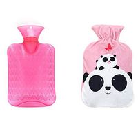 1 Liter Classic Hot Water Bottle with Cover - Lovely Panda