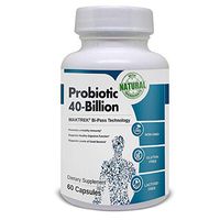 Probiotic 40-Billion | MAKTREK Bi-Pass Technology Blend of Beneficial Bacteria. Support for The Immune System, Digestive Function, Mind Health, and More. 60 Capsules