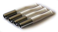 4 x DENICOTEA cigarette holders White and Silver color