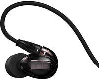 NuForce Hem Dynamic in-Ear Monitors Hi-Res Audio Noise Isolating Single Micro Dynamic Driver Microphone and Remote Charcoal Black (Hem-Dynamic-Black)