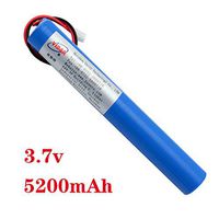 Rechargeable Lithium Ion Battery Pack - VIDAR 3.7V 5200mAh High Capacity Li-ion Battery Pack with JST PH2.54/2P Plug-in(Customizable) for Electronics,Toys,Lighting,Equipment