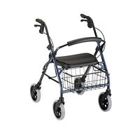 Nova MedicalProducts Healthcare Cruiser Deluxe Rolling Walker Blue