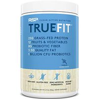 RSP TrueFit - Grass Fed Lean Meal Replacement Protein Shake, All Natural Whey Protein Powder with Fiber & Probiotics, Non-GMO, Gluten-Free & No Artificial Sweeteners, 2LB Vanilla (Packaging May Vary)