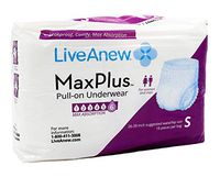 LiveAnew Pull-on Disposable Underwear for Adult Women (Small 1 Bag)