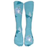 Dolphin Unicorn Women & Men Knee High Socks Baseball Athletic Tube Long Stockings