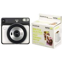 Fujifilm Instax Square SQ6 - Instant Film Camera - Pearl White with Mini Instant Film Value Pack - (3 Twin Packs, 60 Total Pictures)