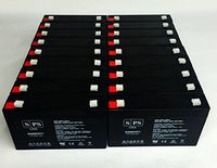 Dual-Lite CVT3GB3 Emergency Light 6V 7Ah Replacement Battery -SPS BRAND (18 PACK)