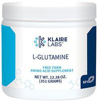 Klaire Labs L Glutamine Powder - 5000mg Free-Form & Hypoallergenic Amino Acid - Supports Muscle Recovery, Immune Support and GI Health - Non Dairy & Gluten Free (351 G / 60 Servings)