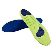SUPVOX 1 Pair Shock Absorption Sports Insoles Breathable Shoe Pads Cushions for Running Jumping Hiking Cyan Size 34-40