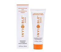 InviCible Scars Medicated Silicone Cream - Face Primer Under Makeup & Foundation - Smooths Skin, Fades Scars, Acne Marks, Lightens Dark Spots - 17% Vitamin C - MADE IN AMERICA - Doctor Recommended