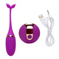 Oolong Purple USB Charging Wireless Remote Control Bu'll-et E-g-g Body Msaager - Waterproof & Slient, Best Gift for Lover