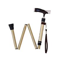 Crutches Elderly Crutch Non-Slip Retractable Folding Crutch Hiking Trekking Pole Portable Walking Stick (Color : E, Size : 35cm)