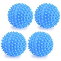 Reusable Super Decontamination No Chemicals Laundry Ball Dryer Balls Perfect Keeping Laundry Soft Fresh Washing Drying Fabric Softener Fluffy Clean Tools,4pack