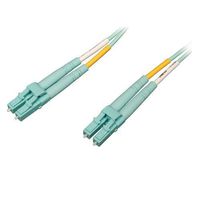 CERTICABLE 7 METER - 23 FEET DUPLEX 10GB 100GB OM4 AQUA LC-LC FIBER OPTIC CABLE 50/125 50um MADE WITH CORNING CLEARCURVE FIBER