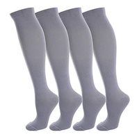 NOVAYARD Compression Socks for Men & Women Graduated 15-20 mmHg (4 Pairs)