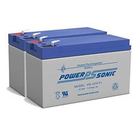Power Sonic 12V 7AH Sealed Lead Acid (SLA) Battery for Razor Scooter - 2 Pack
