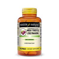 Mason Vitamins Milk Thistle Extract Capsules 150 Mg (80% Siymarin) 60 Capsules (Pack of 2)